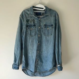 | LUCKY BRAND | Denim Button Down
